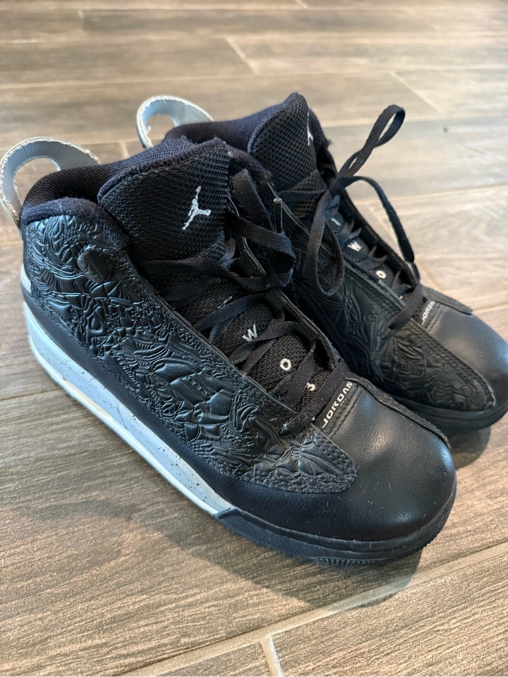 Nike Air Jordan Dub Zero "Oreo" High Top Sneakers